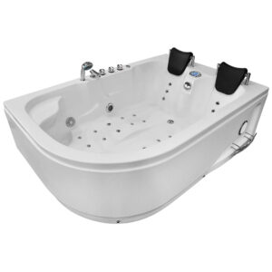M-SPA - Pravá bílá vana s hydromasáží 180 x 120 x 54 cm