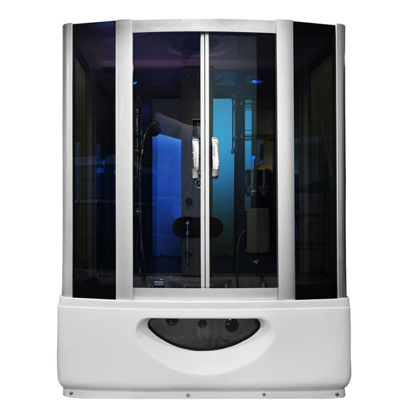 M-SPA - SAUNA Kabinová vana s hydromasáží 165 x 85 x 220 cm
