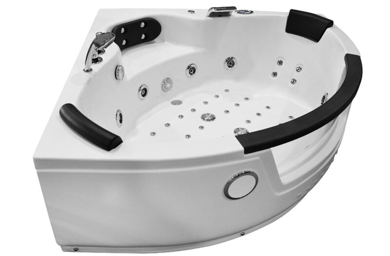 M-SPA - Koupelnová vana TURBO s hydromasáží 152 x 152 x 56 cm