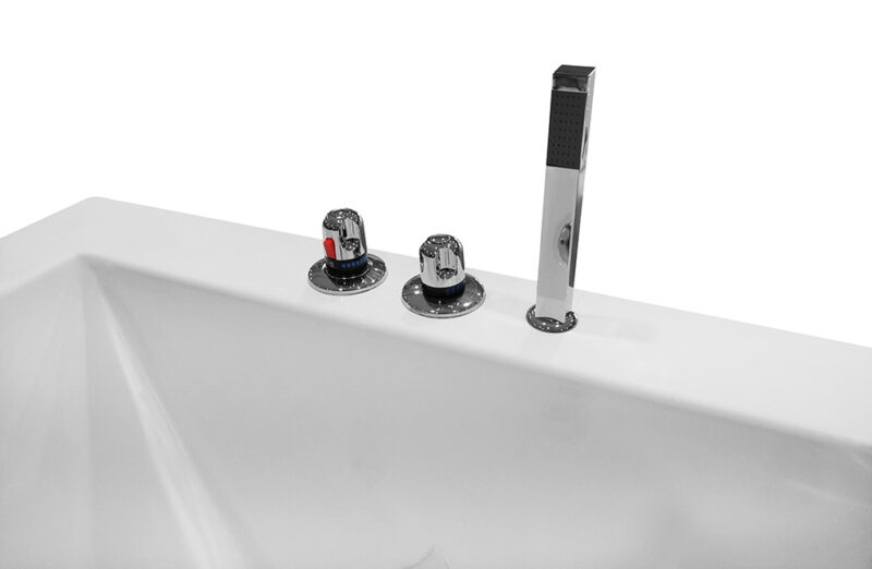 M-SPA - TURBO PLUS koupelnová vana s hydromasáží 180 x 90 x 61 cm