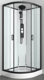 Sanotechnik - QuickLine EPIC 1 - Sprchový box čtvrtkruhový - 90 x 90 x 235 cm