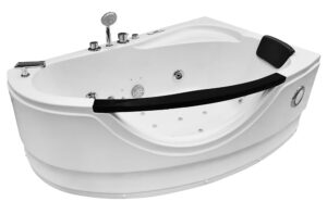 M-SPA - Koupelnová vana s hydromasáží 0024 pro 1 osobu 169 x 90 x 56 cm