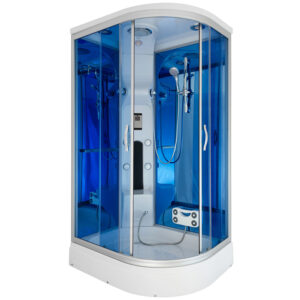 M-SPA - Sprchový box pravý bílý hydromasážní 02188 120 x 85 x 220 cm