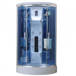 M-SPA - Sprchový kout s hydromasáží BÍLÁ 100x100x220cm