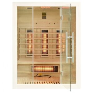 M-SPA - Infračervená sauna bílá 150 x 120 x 190 cm