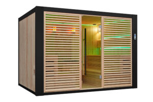 !M-SPA - Suchá sauna s kamny 300 x 200 x 210 cm 12kW