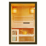 Sauna PANORAMA BLACK pro 2 osoby