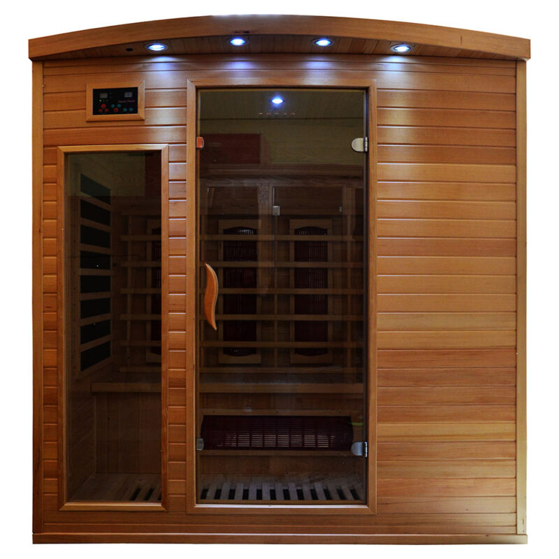 M-Spa - Infrasauna karbon-keramika pro 4 osoby 175 x 135 x 190 cm