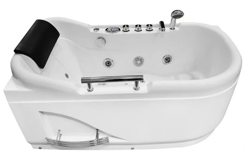M-SPA - Levá koupelnová vana SPA s hydromasáží 140 x 87 x 67 cm