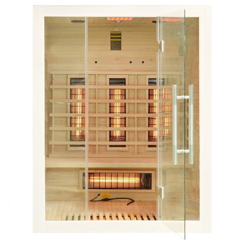 M-SPA - Infračervená sauna bílá 150 x 120 x 190 cm