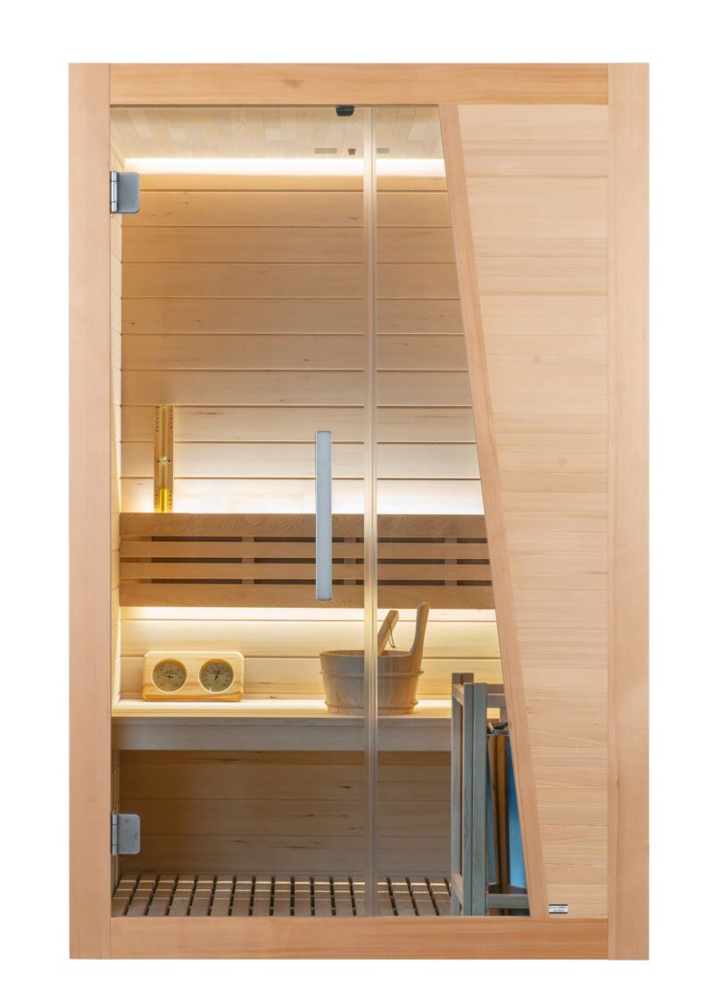 Sanotechnik Tampere finská sauna pro 2 osoby 125x110cm