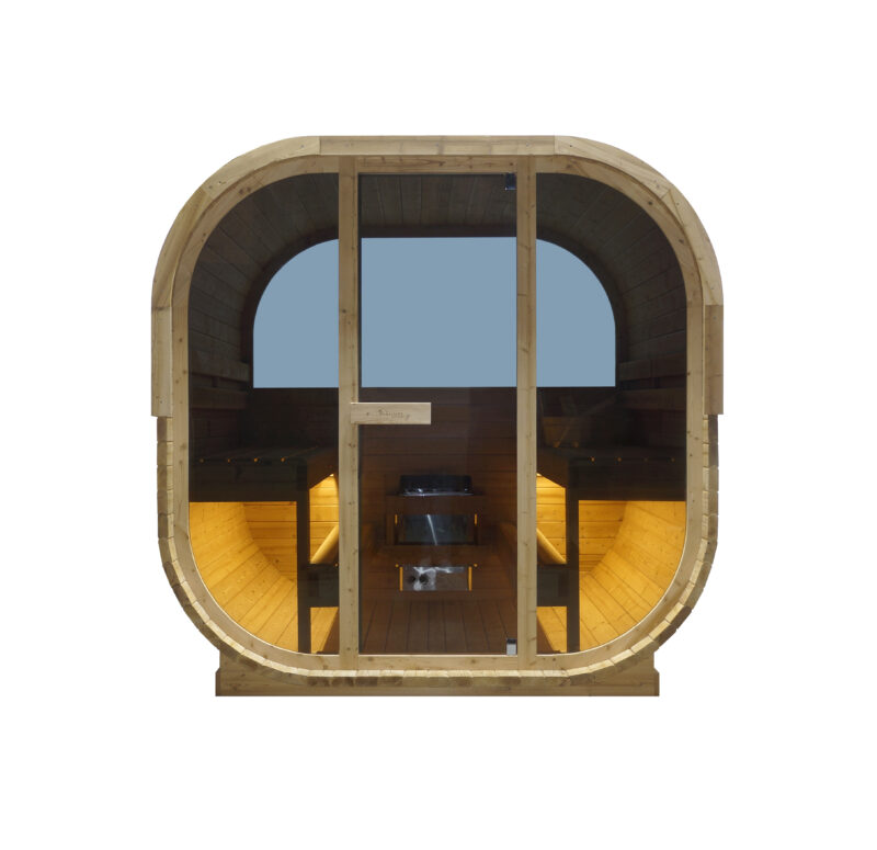 HANKO Venkovní sauna pro 6 osob 210x180x210 cm