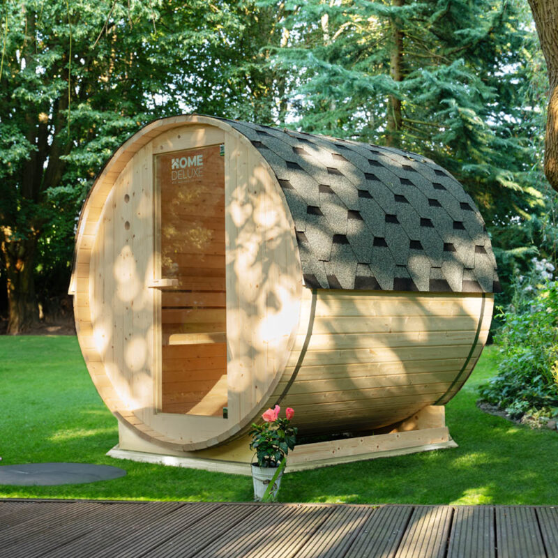 HOME DELUXE Venkovní sudová sauna LAHTI M