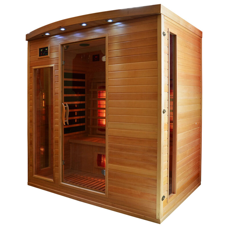 M-Spa - Infrasauna karbon-keramika pro 4 osoby 175 x 135 x 190 cm