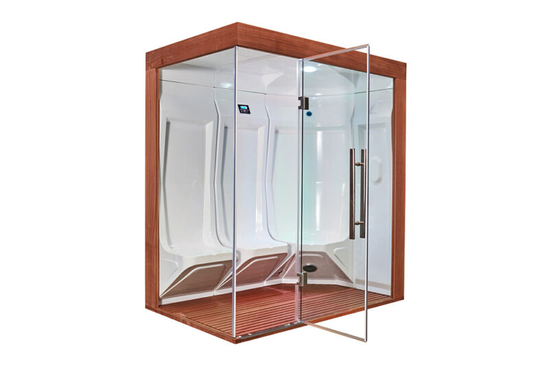 M-SPA - Parní sauna pro 3 osoby 118 x 195 x 210 cm pravá
