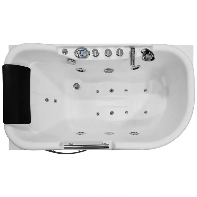 M-SPA - Levá koupelnová vana SPA s hydromasáží 140 x 87 x 67 cm