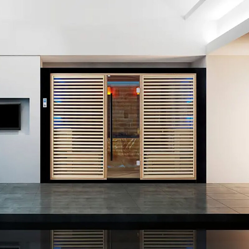 !M-SPA - Suchá sauna s kamny 300 x 200 x 210 cm 12kW
