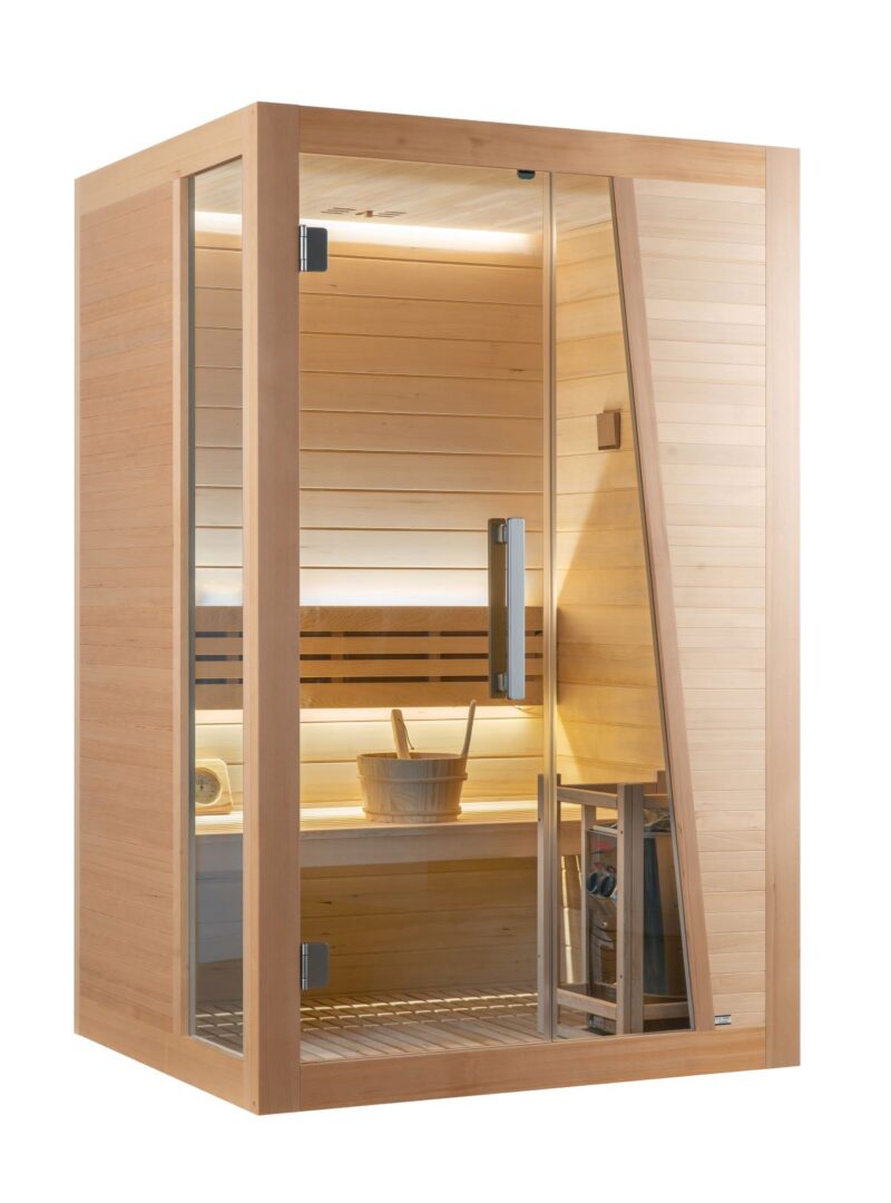 Sanotechnik Tampere finská sauna pro 2 osoby 125x110cm
