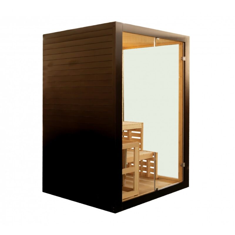 Sauna PANORAMA BLACK pro 2 osoby