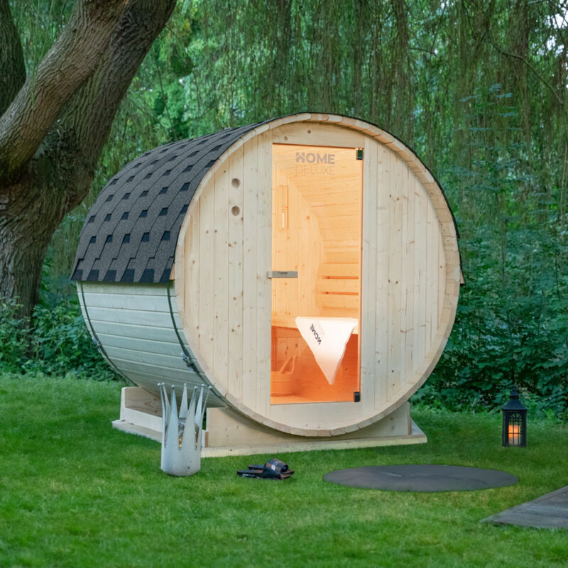 HOME DELUXE Venkovní sudová sauna LAHTI M