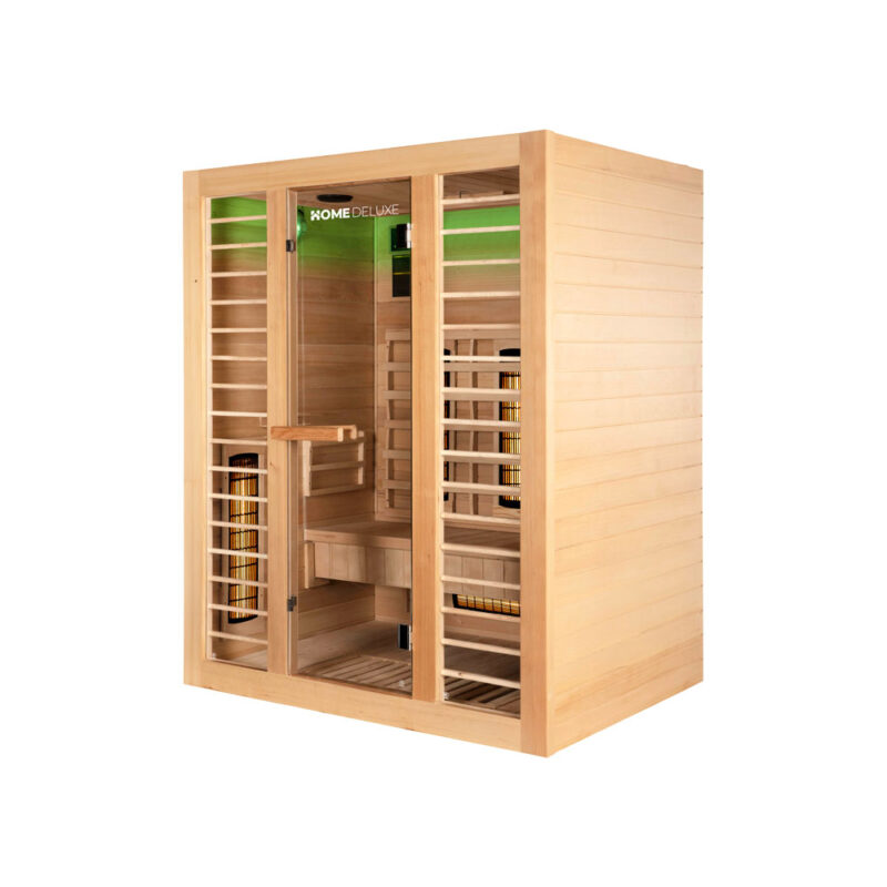 REDSUN DELUXE L Infračervená kabina - 153 x 110 cm pro 3 osoby
