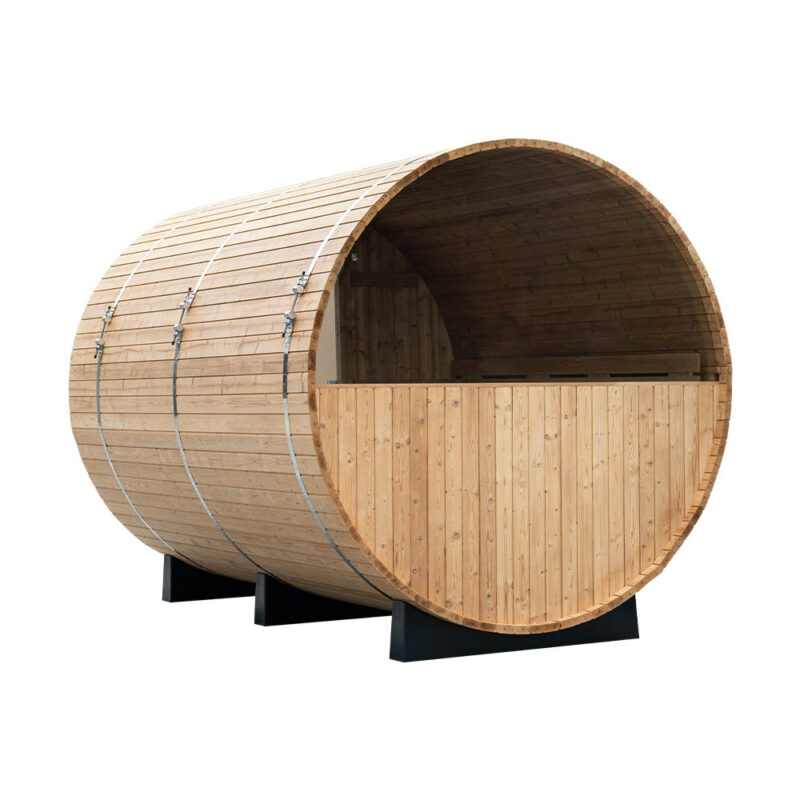 M-SPA - Zahradní saunový sud 300 cm x Ø 210 cm