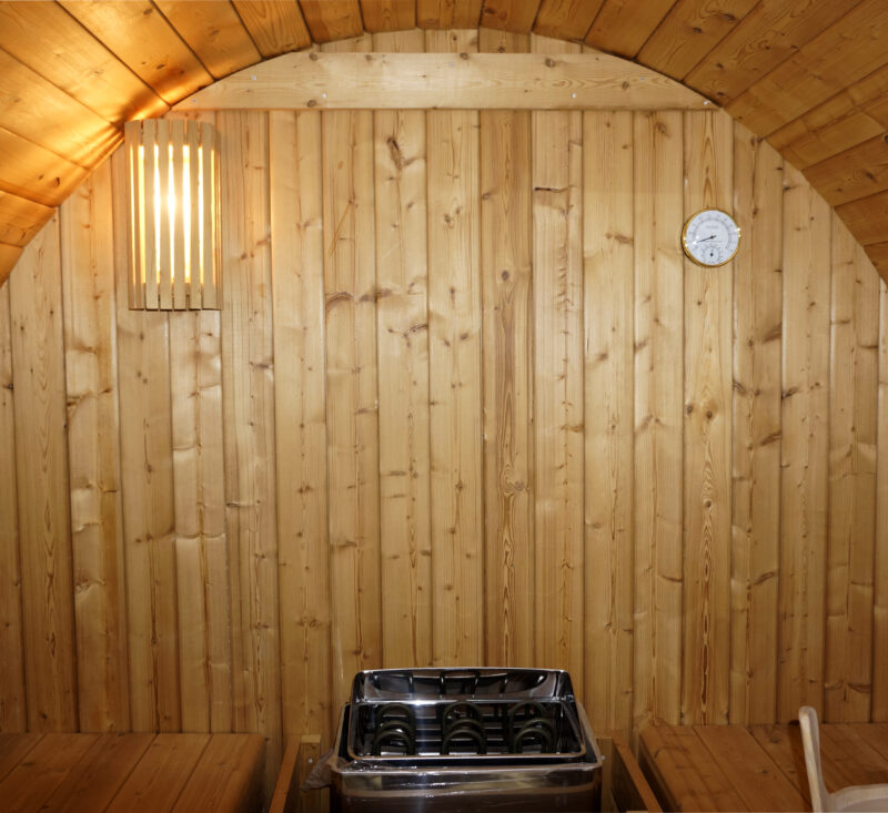 Sudová sauna TROMSÖ XL pro 6 osob 189 x 220 x 191,5 cm