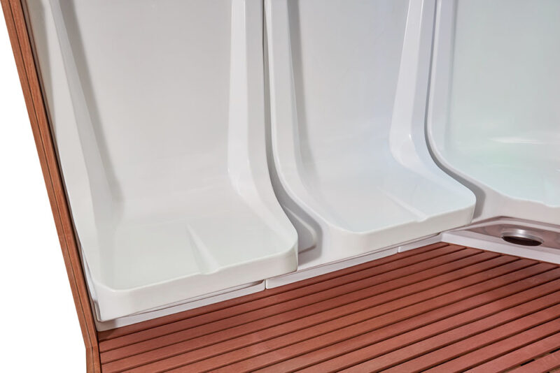 M-SPA - Parní sauna pro 3 osoby 118 x 195 x 210 cm pravá