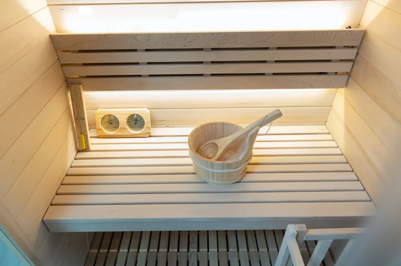 Sanotechnik Tampere finská sauna pro 2 osoby 125x110cm