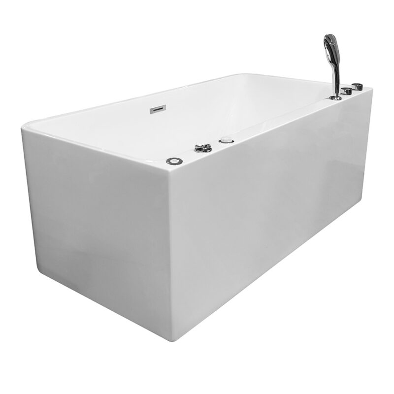M-SPA - Volně stojící koupelnová vana SPA s hydromasáží 170 x 80 x 58 cm